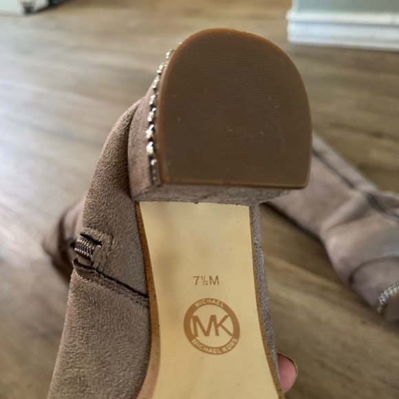 Michael Kors Jamie Over-The-Knee Mid-Heel Boot - Picture 6 of 8